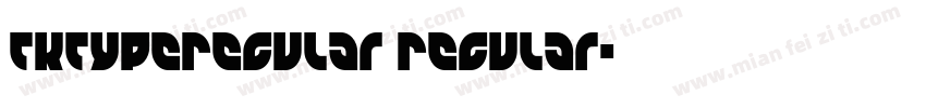 TKTypeRegular Regular字体转换